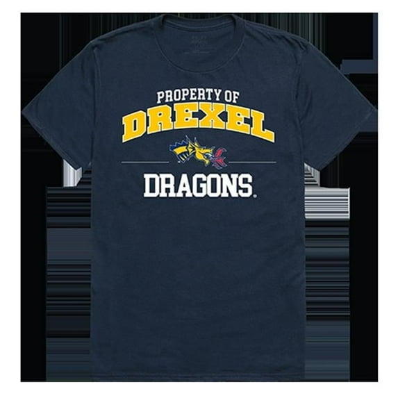 W Republic Products 517-215-BGT-02 Drexel University Property College Tee, Navy - Medium