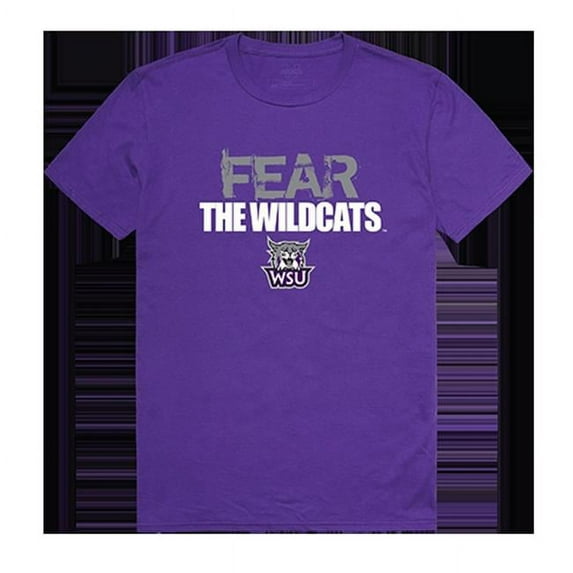 W Republic Products 518-251-328-05 Weber State University Fear College Tee, Purple - 2XL