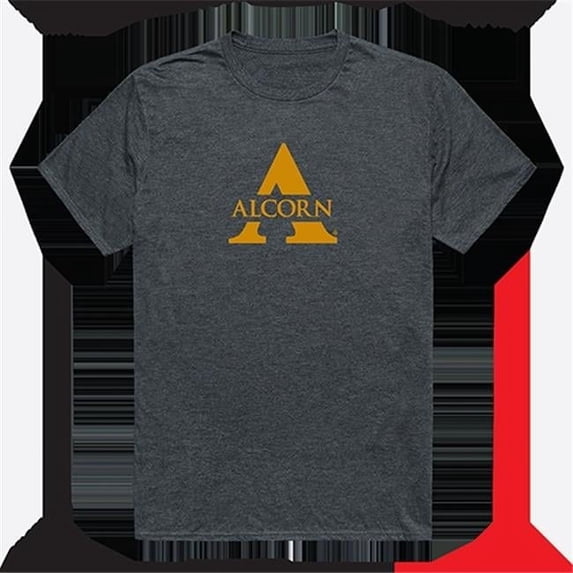 W Republic Products 519-261-E9C-02 Alcorn State University Cinder College Tee, Heather Charcoal - Medium