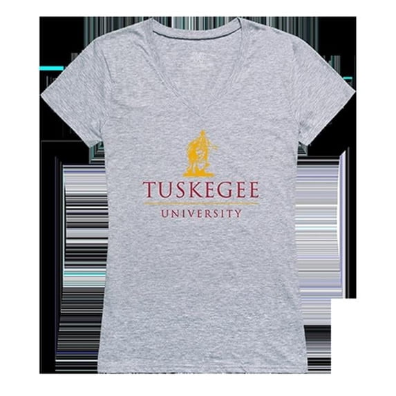 W Republic Products 520-240-H08-03 Womens Tuskegee Seal Tee, Heather Grey - Large