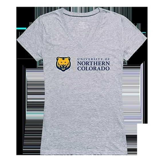W Republic Products 520-244-H08-05 Womens Northern Colorado University Seal Tee, Heather Grey - 2XL