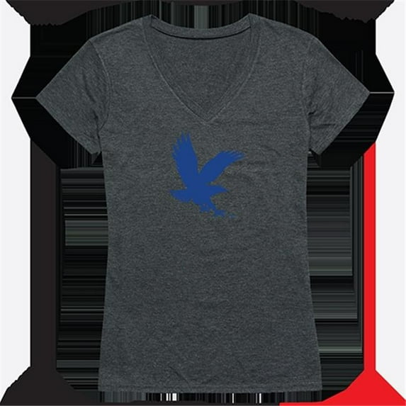 W Republic Products 521-298-E9C-01 Womens Embry Riddle Aeronautical University Cinder Tee, Heather Charcoal - Small
