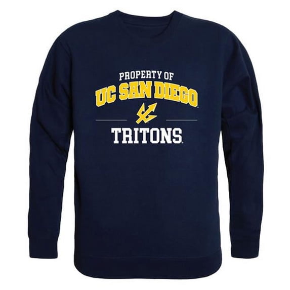 W Republic Products 545-445-NVY-02 University of California San Diego Property of Crewneck T-Shirt, Navy - Medium