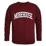 W Republic Products  Morehouse Arch Crewneck Mens Sweatshirt, Maroon - Extra Large