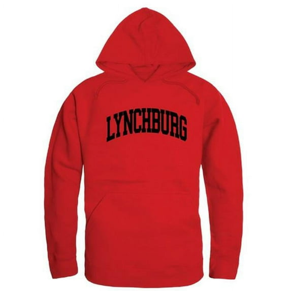 W Republic Products 547-179-RED-02 University of Lynchburg College Hoodie, Red - Medium