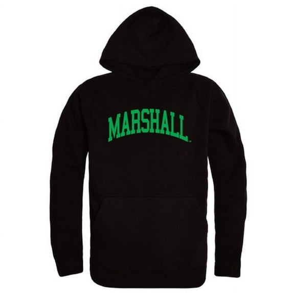 W Republic Products 547-190-BLK-01 Marshall University College Hoodie, Black - Small