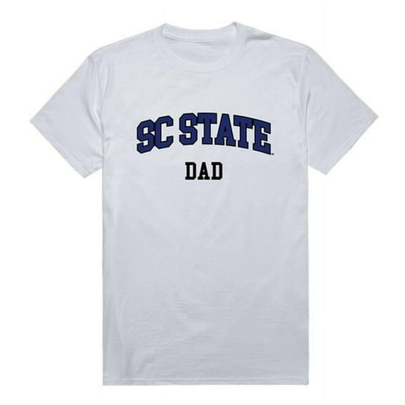 W Republic Products 548-384-WHT-02 South Carolina State University College Dad T-Shirt, White - Medium