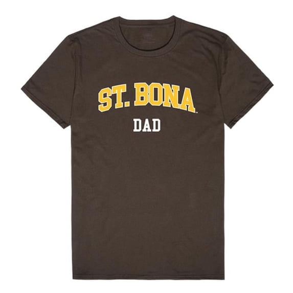 W Republic Products 548-386-BRN-05 St. Bonaventure University College Dad T-Shirt, Brown - 2XL
