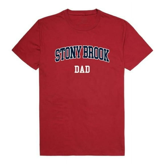 W Republic Products 548-388-CAR-01 Stony Brook University College Dad T-Shirt, Cardinal - Small