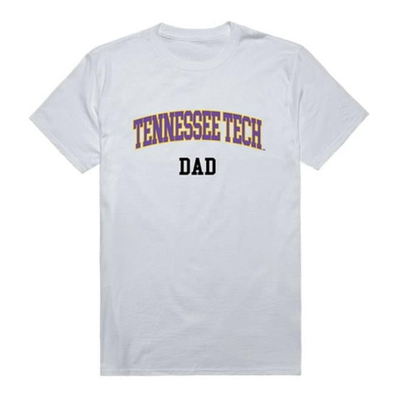 W Republic Products 548-391-WHT-05 Tennessee Tech University College Dad T-Shirt, White - 2XL