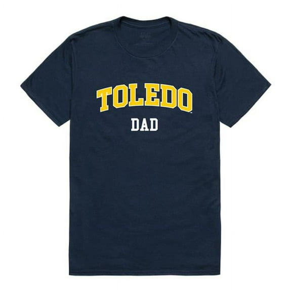 W Republic Products 548-396-NVY-05 University of Toledo College Dad T-Shirt, Navy - 2XL