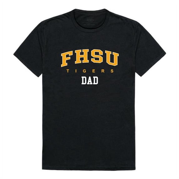 W Republic Products 548-442-BLK-04 Fort Hays State University College Dad T-Shirt, Black - Extra Large