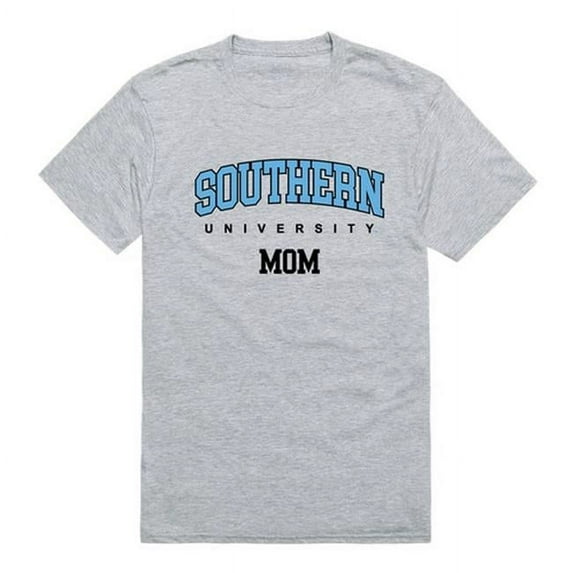 W Republic Products 549-235-HGY-03 Southern University College Mom T-Shirt, Heather Grey - Large