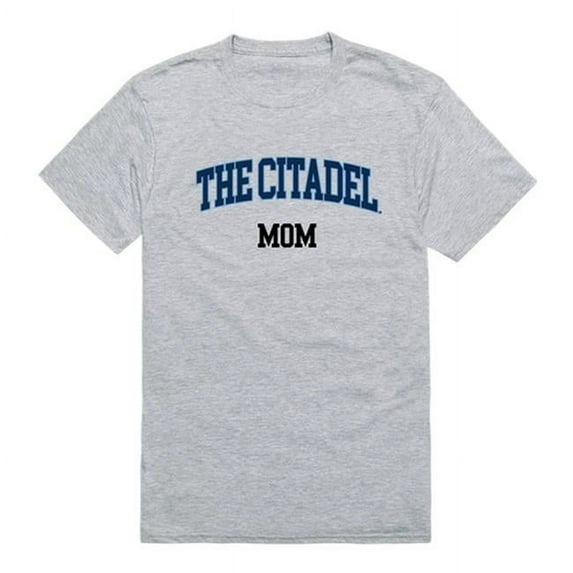 W Republic Products 549-239-HGY-01 The Citadel College Mom T-Shirt, Heather Grey - Small