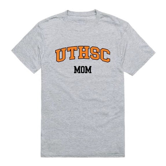 W Republic Products 549-247-HGY-05 UTHSC College Mom T-Shirt, Heather Grey - 2XL