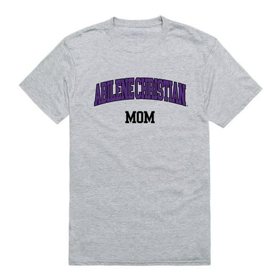 W Republic Products 549-257-HGY-04 Abilene Christian University College Mom T-Shirt, Heather Grey - Extra Large