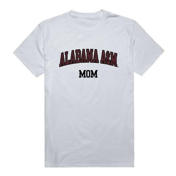 W Republic Products 549-258-WHT-05 Alabama A&M University College Mom T-Shirt, White - 2XL