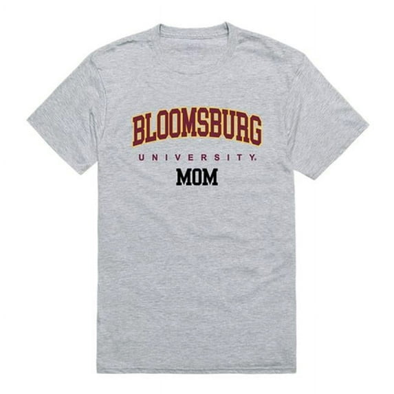 W Republic Products 549-268-HGY-01 Bloomsburg University of Pennsylvania College Mom T-Shirt, Heather Grey - Small