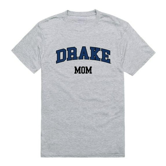 W Republic Products 549-292-HGY-01 Drake University College Mom T-Shirt, Heather Grey - Small