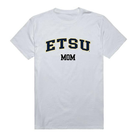 W Republic Products 549-294-WHT-01 East Tennessee State University College Mom T-Shirt, White - Small