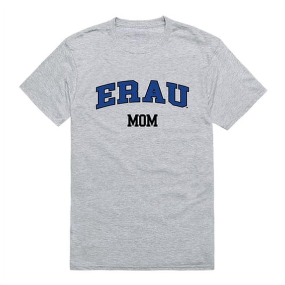 W Republic Products 549-298-HGY-04 Embry-Riddle Aeronautical University College Mom T-Shirt, Heather Grey - Extra Large