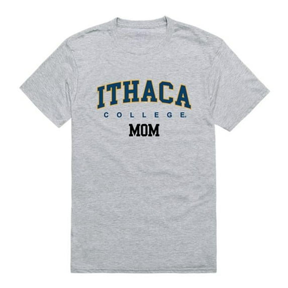 W Republic Products 549-316-HGY-01 Ithaca College Mom T-Shirt, Heather Grey - Small
