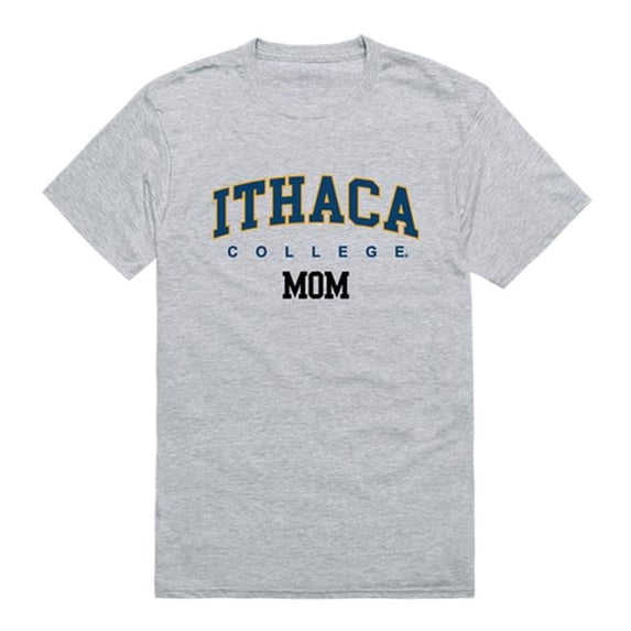 W Republic Products 549-316-HGY-02 Ithaca College Mom T-Shirt, Heather Grey - Medium