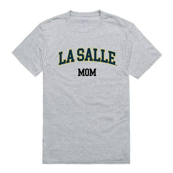 W Republic Products 549-322-HGY-03 La Salle University College Mom T-Shirt, Heather Grey - Large