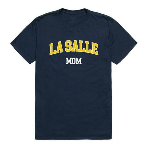 W Republic Products 549-322-NVY-02 La Salle University College Mom T-Shirt, Navy - Medium