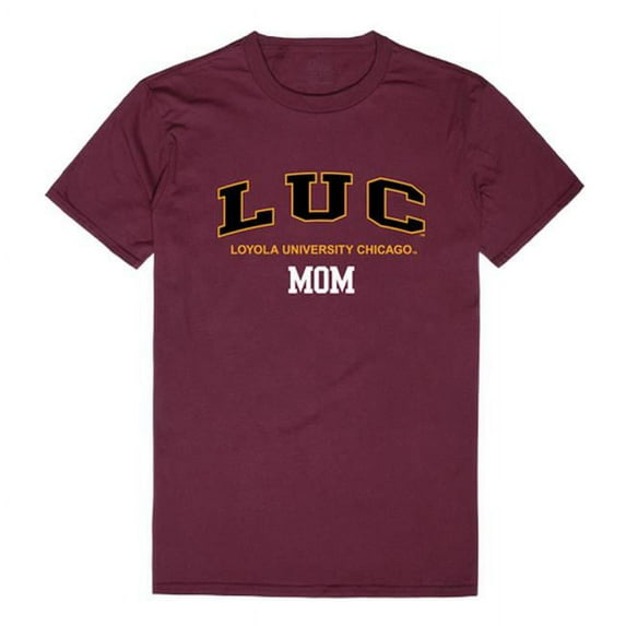 W Republic Products 549-333-MAR-02 Loyola University Chicago College Mom T-Shirt, Maroon - Medium