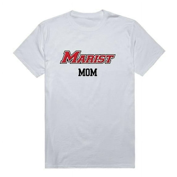 W Republic Products 549-335-WHT-01 Marist College Mom T-Shirt, White - Small