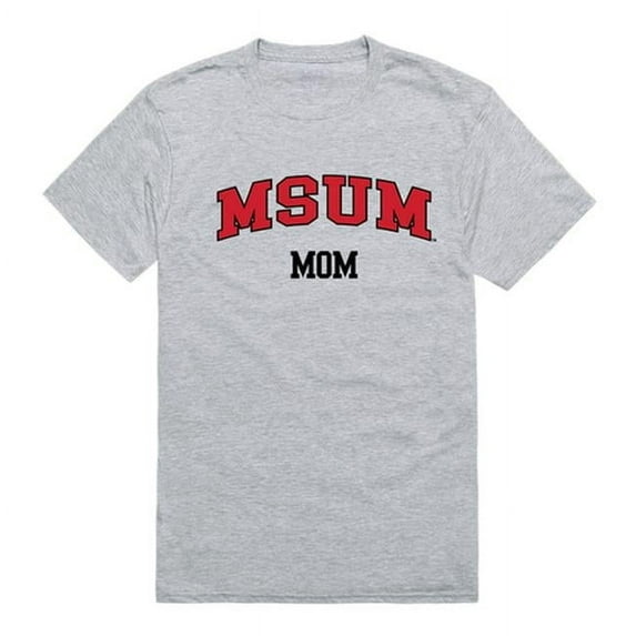 W Republic Products 549-343-HGY-04 Minnesota State University Moorhead College Mom T-Shirt, Heather Grey - Extra Large