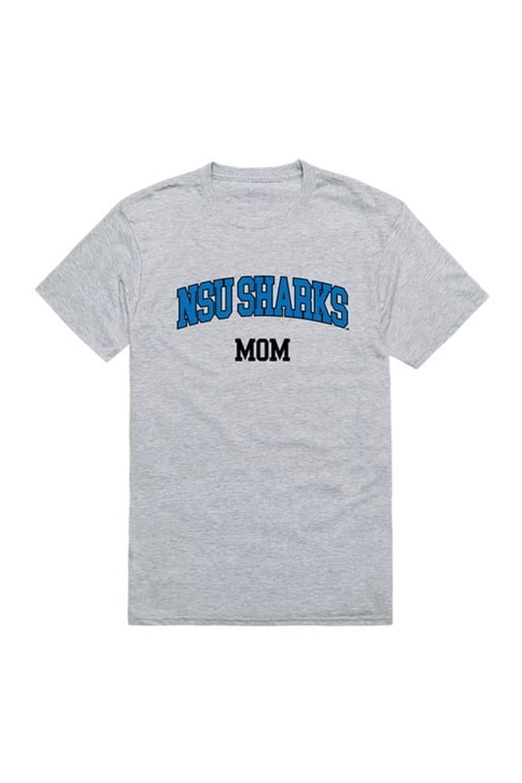 W Republic Products 549-358-HGY-02 Nova Southeastern University College Mom T-Shirt, Heather Grey - Medium