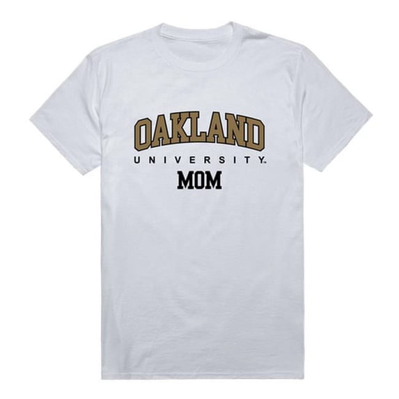 W Republic Products 549-359-WHT-01 Oakland University College Mom T-Shirt, White - Small