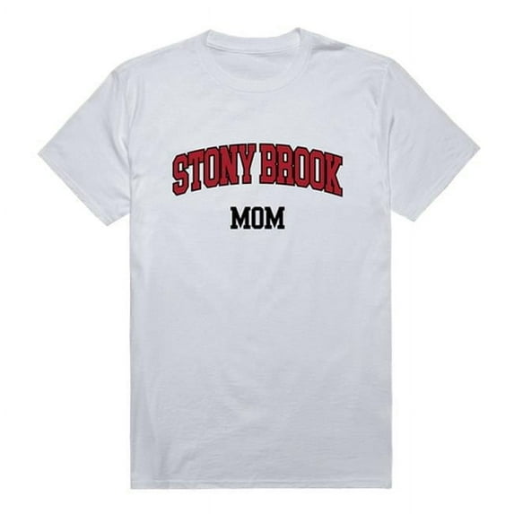 W Republic Products 549-388-WHT-05 Stony Brook University College Mom T-Shirt, White - 2XL