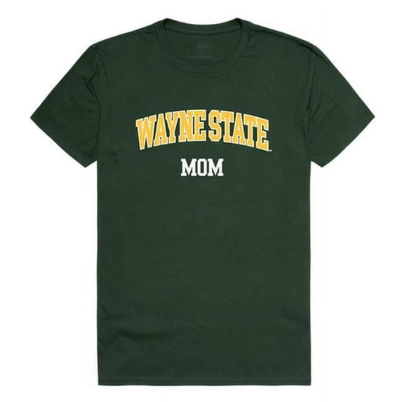 W Republic Products 549-400-FOR-01 Wayne State University College Mom T-Shirt, Forest Green - Small