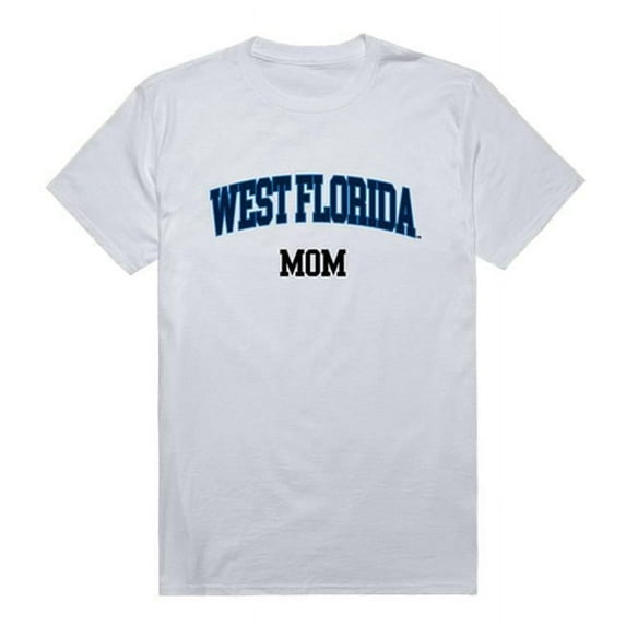 W Republic Products 549-402-WHT-01 University of West Florida College Mom T-Shirt, White - Small