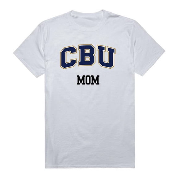 W Republic Products 549-444-WHT-03 California Baptist University College Mom T-Shirt, White - Large