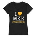thumbnail image 1 of W Republic Products 550-199-BLK-01 University of Wisconsin-Milwaukee I Love Women T-Shirt, Black - Small, 1 of 1