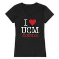 thumbnail image 1 of W Republic Products 550-209-BLK-01 University of Central Missouri I Love Women T-Shirt, Black - Small, 1 of 1