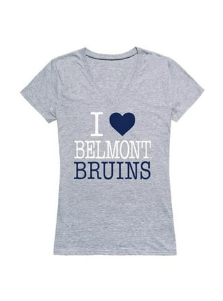  W Republic Belmont State University Bruins Alumni Fleece  Crewneck Pullover Sweatshirt Heather Gray Small : Sports & Outdoors