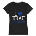 thumbnail image 1 of W Republic Products 550-298-BLK-02 Embry-Riddle Aeronautical University I Love Women T-Shirt, Black - Medium, 1 of 1