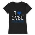 thumbnail image 1 of W Republic Products 550-308-BLK-05 Grand Valley State University I Love Women T-Shirt, Black - 2XL, 1 of 1