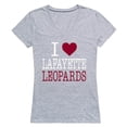 thumbnail image 1 of W Republic Products 550-323-HGY-05 Lafayette College I Love Women T-Shirt, Heather Grey - 2XL, 1 of 1
