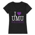 thumbnail image 1 of W Republic Products 550-348-BLK-02 University of Mount Union I Love Women T-Shirt, Black - Medium, 1 of 1