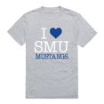 thumbnail image 1 of W Republic Products 551-150-HGY-04 Southern Methodist University I Love T-Shirt, Heather Grey - Extra Large, 1 of 2