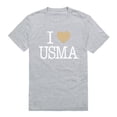 thumbnail image 1 of W Republic Products 551-174-HGY-04 United States Military Academy I Love T-Shirt, Heather Grey - Extra Large, 1 of 2