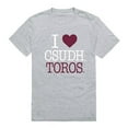 thumbnail image 1 of W Republic Products 551-175-HGY-04 CSUDH I Love T-Shirt, Heather Grey - Extra Large, 1 of 2