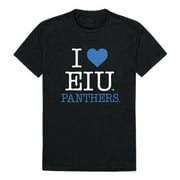 W Republic Products 551-216-BLK-03 Eastern Illinois University I Love T-Shirt, Black - Large