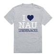 thumbnail image 1 of W Republic Products 551-227-HGY-05 Northern Arizona University I Love T-Shirt, Heather Grey - 2XL, 1 of 2